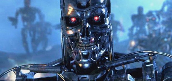 The robot from the movie "Terminator 3"
