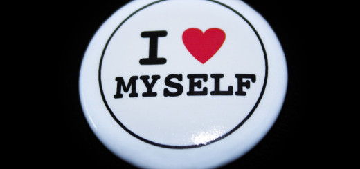 A button that says "I heart myself"